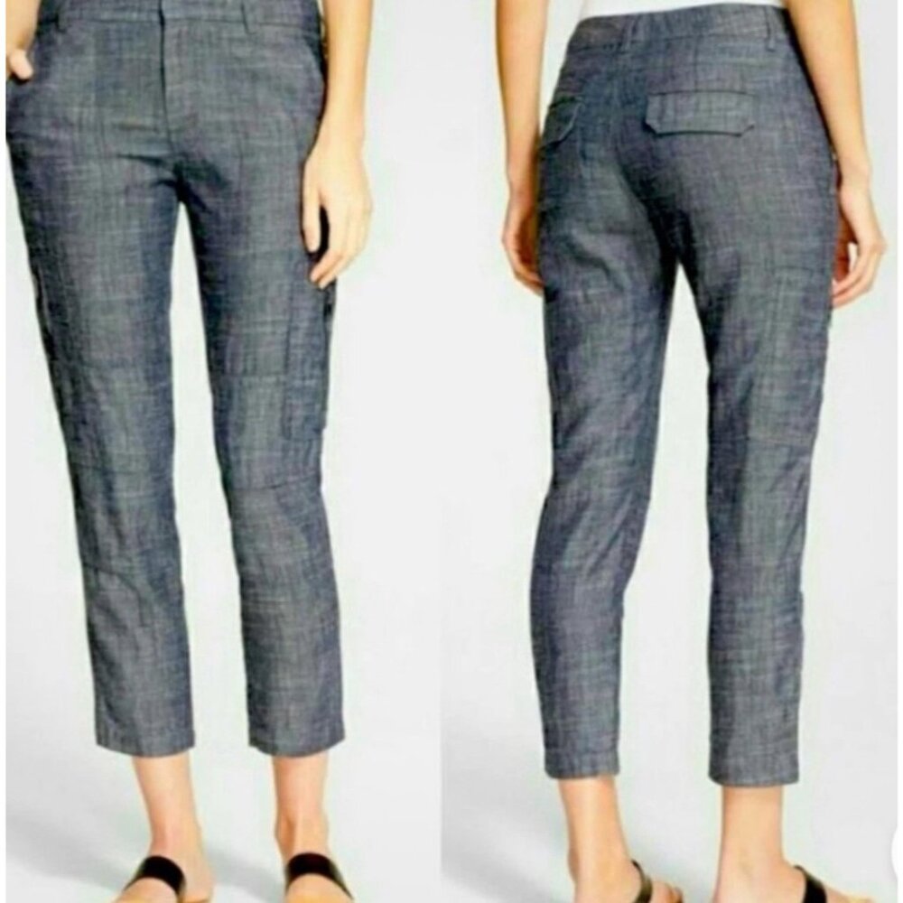 Vince linen/lyocell cropped‎ cargo pants size 27